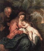 The Rest on The Flight into Egypt Anthony Van Dyck